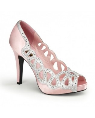 Glitter Pumps silber