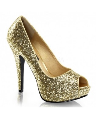 Pumps Glitter gold