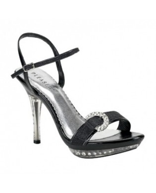 Glitter Pumps silber