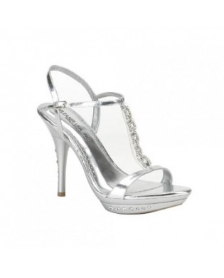 Glitter Pumps silber