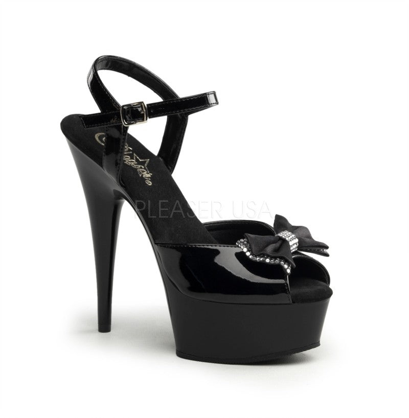 Pleaser DELIGHT-616 Schwarz