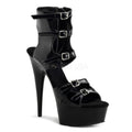 Sexy Gogo High Heel Plateau Sandalette mit offener Ferse