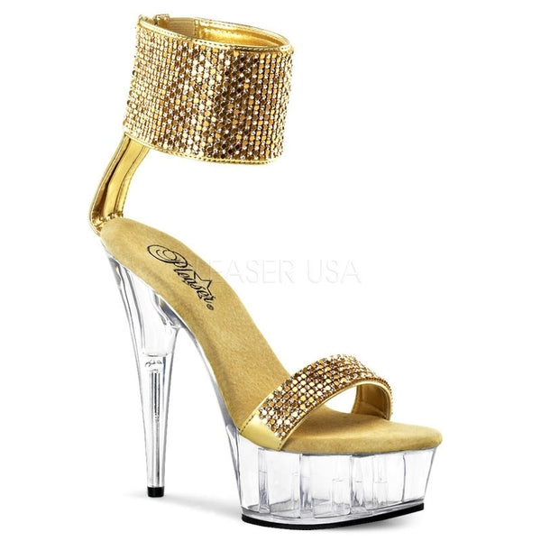 High-Heel Sandalette mit Strass