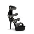 High Heel Sandalette mit Strass