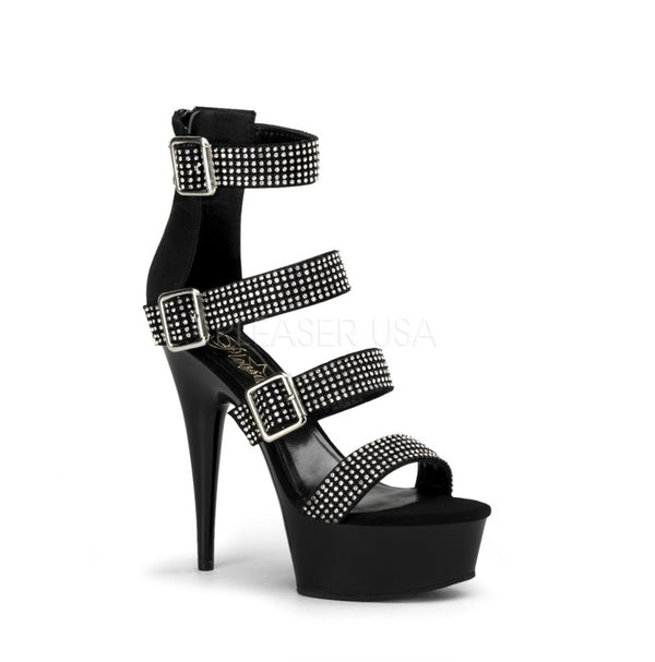 High Heel Sandalette mit Strass