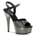 Deluxe Strass Plateau-Sandaletten
