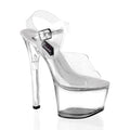 Pleaser Sandaletten in clear
