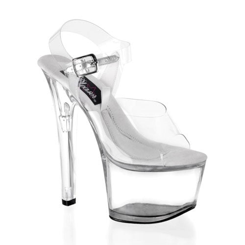 Pleaser Sandaletten in clear