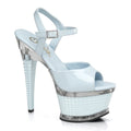 GOGO Chrom Plateau Sandaletten