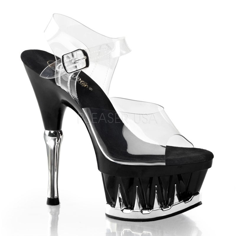 Pleaser Plateau-Sandaletten mit Design-Sohle