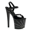 Pleaser Lack Heels mit Strass