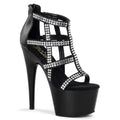 Plateau Bootie-Sandalette mit Strass