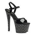 Lack Sandaletten mit Strass