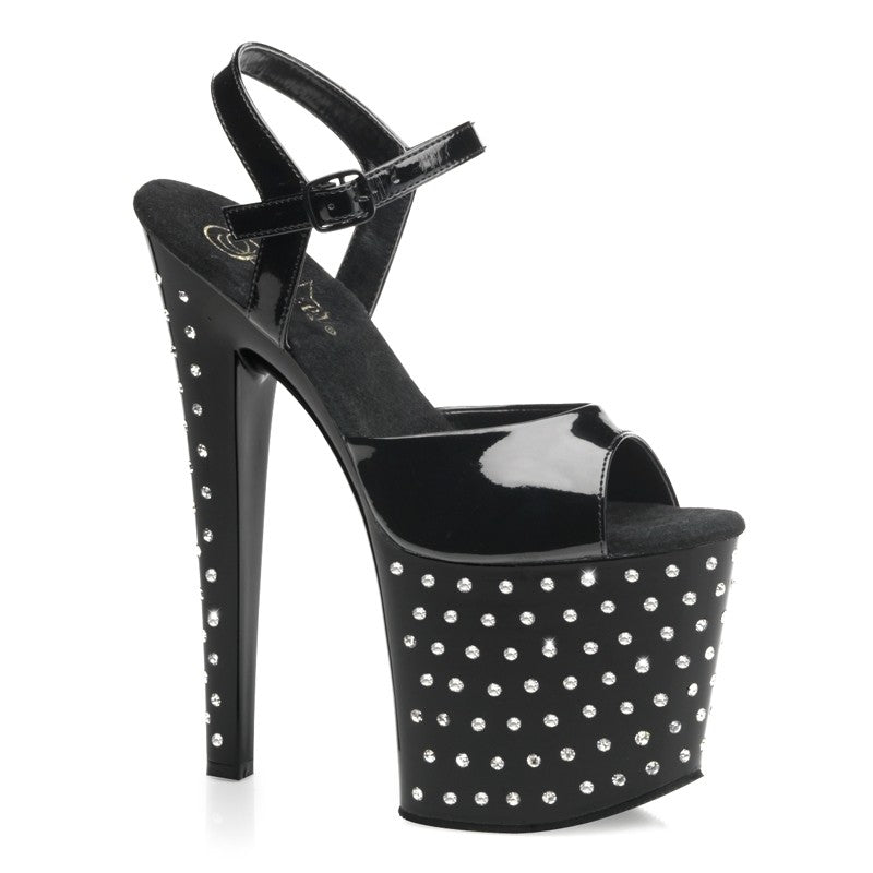 Gogo Plateau Sandaletten mit Strass