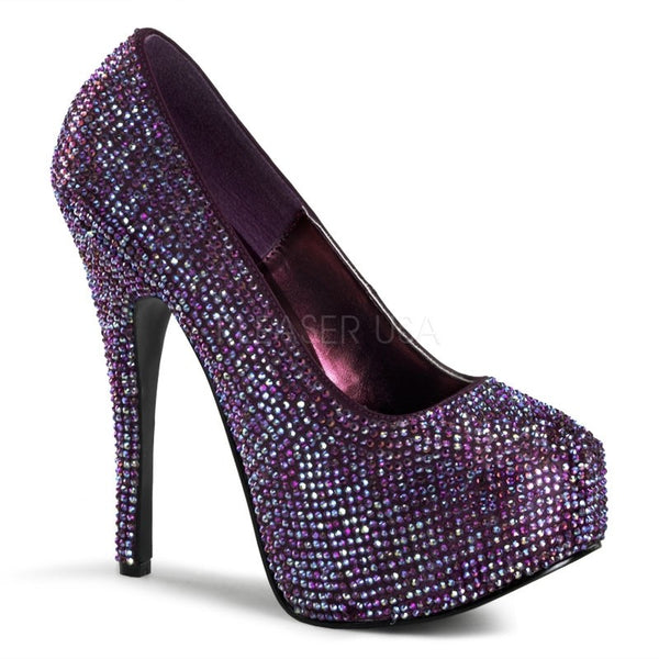 Plateaupumps Strass