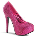 Plateaupumps Strass