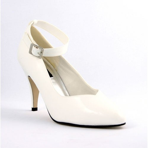Klassische Pumps Lack mit Fesselriemchen