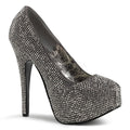 Plateaupumps Strass
