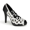 Sexy High Heel Pumps mit Glitzersteinen