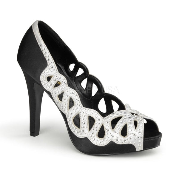 Sexy High Heel Pumps mit Glitzersteinen