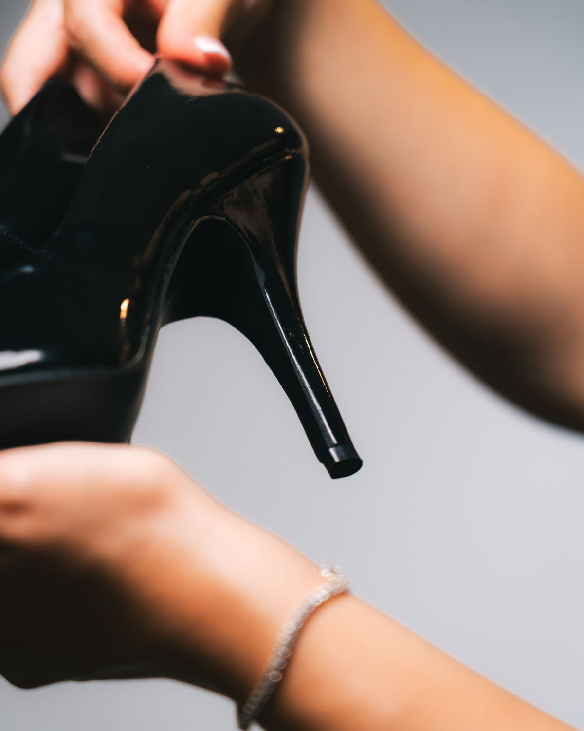 Klassische High Heel Pumps aus Lack