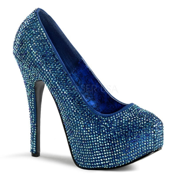 Plateaupumps Strass