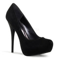 Luxus Velour-Leder Pumps - Pleaser
