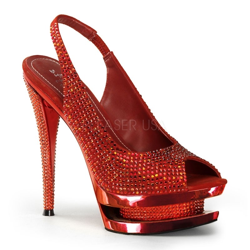 Luxus Double-Platform Sling-Pumps