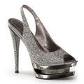 Luxus Double-Platform Sling-Pumps