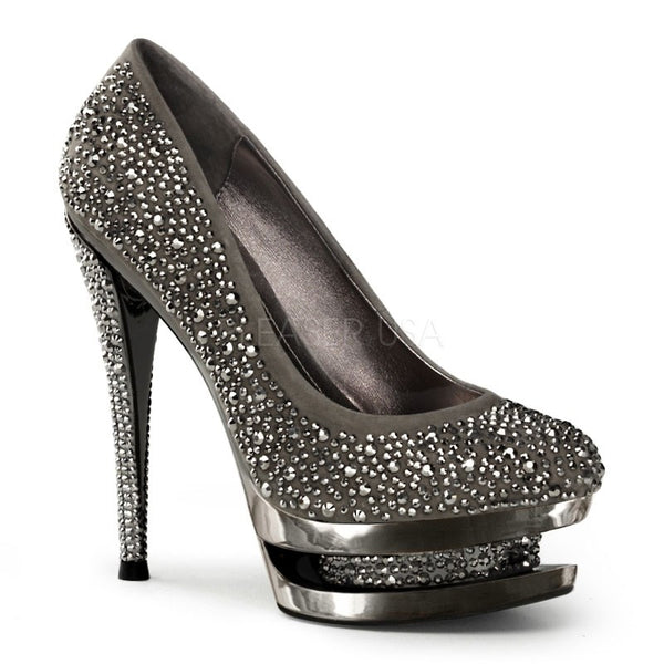 Luxus Double-Platform Pumps - Grau