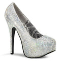 Plateaupumps Strass