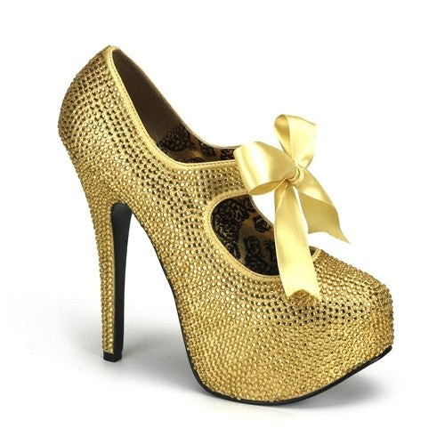 Plateau-Pumps Strass
