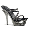 Luxuriöse Cut-Out-Plateau Design Sandalette