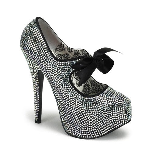 Plateau-Pumps Strass