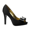 Sexy High Heel Open Toe Pin Up Pumps mit Mini-Plateausohle