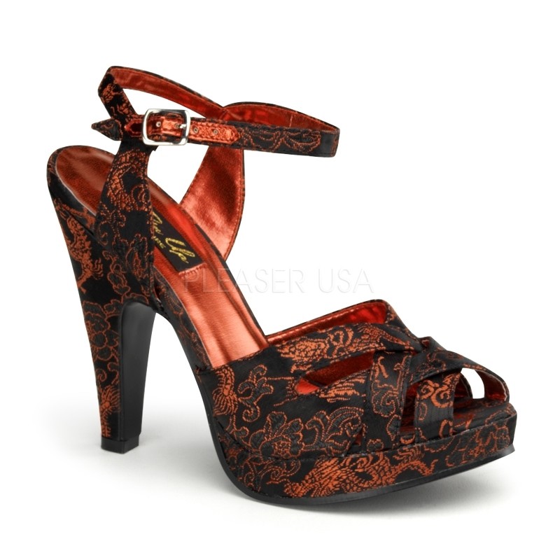 Open Toe Pin Up High Heel Sandaletten