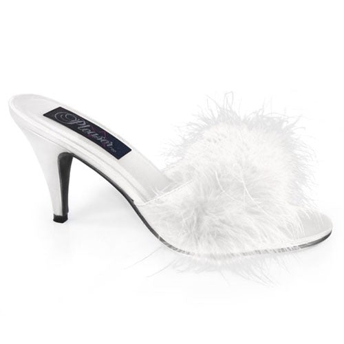 Sexy Pantoletten aus Satin