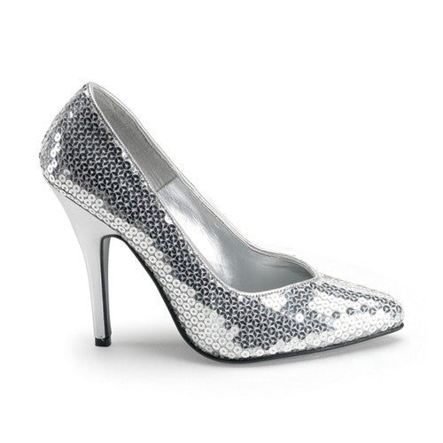 Klassische High Heel Pumps Pleaser in Paillettenoptik