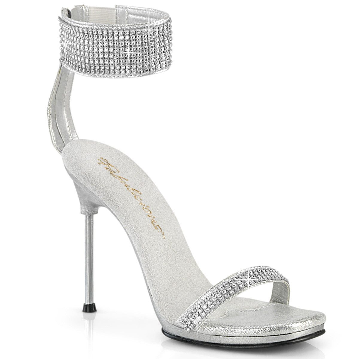 Erotische Sexy High Heel Elegante Sandaletten von Pleaser mit Strass