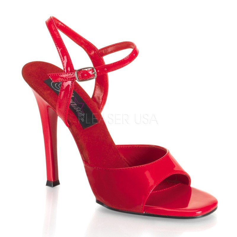 Sexy Sandale Lack in rot