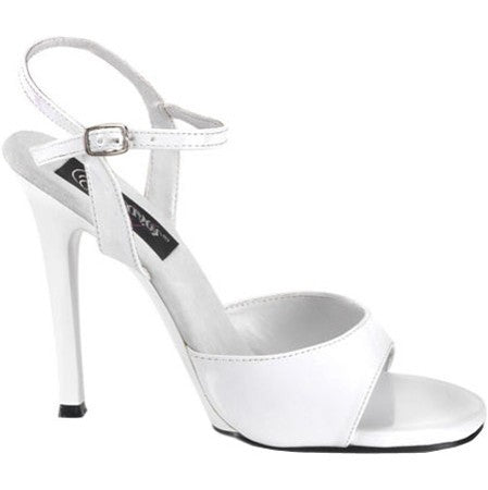 Sexy Sandale Lack in weiss