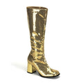 Pailetten Boot gold