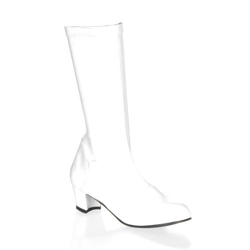 Mädchen Lackstiefel - Lack Weiß
