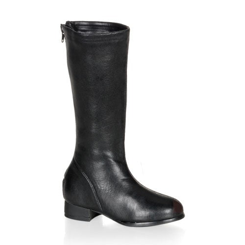Kunstleder Kinderstiefel - Schwarz