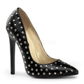 Nieten-Lederpumps