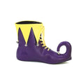 Schuhe mit Glöckchen - Violett / Gelb
