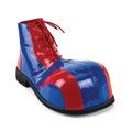 Clown-Schuhe mit Streifen - Rot / Blau