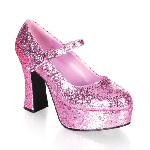 Sexy Glitter High Heel Plateau-Pumps