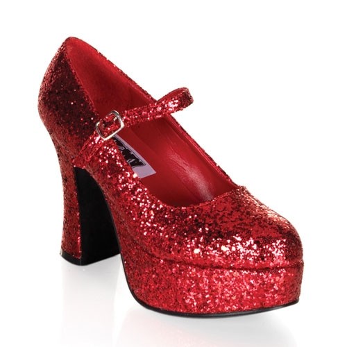 Sexy Glitter High Heel Plateau-Pumps