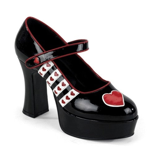 Lack-Pumps im Mary-Jane Stil